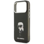 Karl Lagerfeld IML Aquarelle Karl & Logo MagSafe Black iPhone 17 Pro Max Tok