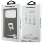 Karl Lagerfeld IML Aquarelle Karl & Logo MagSafe Black iPhone 17 Pro Tok