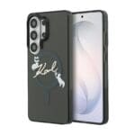 Karl Lagerfeld IML Choupette Karl Script Logo Magnetic Black Samsung Galaxy S26 Ultra Tok