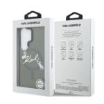 Karl Lagerfeld IML Choupette Karl Script Logo Magnetic Black Samsung Galaxy S26 Ultra Tok