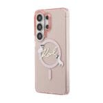 Karl Lagerfeld IML Choupette Karl Script Logo Magnetic Pink Samsung Galaxy S26 Ultra Tok