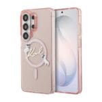 Karl Lagerfeld IML Choupette Karl Script Logo Magnetic Pink Samsung Galaxy S26 Ultra Tok