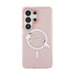 Karl Lagerfeld IML Choupette Karl Script Logo Magnetic Pink Samsung Galaxy S26 Ultra Tok