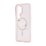 Karl Lagerfeld IML Choupette Karl Script Logo Magnetic Pink Samsung Galaxy S26 Ultra Tok