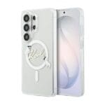 Karl Lagerfeld IML Choupette Karl Script Logo Magnetic Transparent Samsung Galaxy S26 Ultra Tok