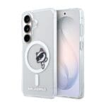 Karl Lagerfeld IML Choupette Peekaboo Logo Magnetic Transparent Samsung Galaxy S26 Tok