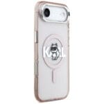 Karl Lagerfeld IML Choupette Sketch Logo MagSafe Pink iPhone 17 Air Tok