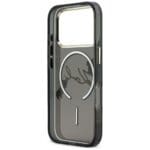 Karl Lagerfeld IML Choupettes Karl Script Logo MagSafe Black iPhone 17 Pro Max Tok