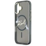 Karl Lagerfeld IML Choupettes Karl Script Logo MagSafe Black iPhone 17 Tok