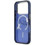 Karl Lagerfeld IML Choupettes Karl Script Logo MagSafe Blue iPhone 17 Pro Max Tok