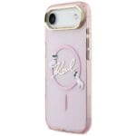 Karl Lagerfeld IML Choupettes Karl Script Logo MagSafe Pink iPhone 17 Air Tok
