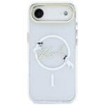 Karl Lagerfeld IML Choupettes Karl Script Logo MagSafe Transparent iPhone 17 Air Tok