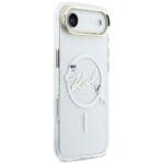 Karl Lagerfeld IML Choupettes Karl Script Logo MagSafe Transparent iPhone 17 Air Tok
