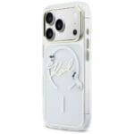 Karl Lagerfeld IML Choupettes Karl Script Logo MagSafe Transparent iPhone 17 Pro Max Tok