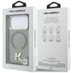 Karl Lagerfeld IML K Head Logo MagSafe Black iPhone 17 Pro Max Tok