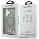 Karl Lagerfeld IML K Head Logo MagSafe Black iPhone 17 Tok