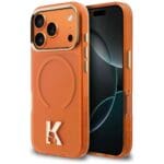 Karl Lagerfeld IML K Head Logo MagSafe Orange iPhone 17 Pro Tok