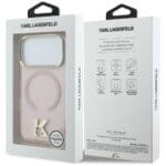 Karl Lagerfeld IML K Head Logo MagSafe Pink iPhone 17 Pro Tok