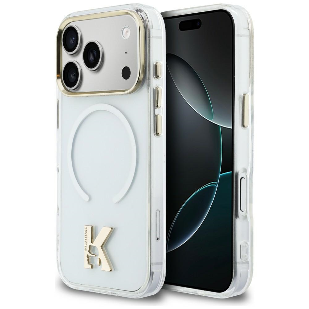 Karl Lagerfeld IML K Head Logo MagSafe Transparent iPhone 17 Pro Max Tok