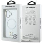 Karl Lagerfeld IML K Head Logo MagSafe Transparent iPhone 17 Tok