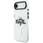 Karl Lagerfeld IML Karl Sketch Logo MagSafe Clear iPhone 17 Air Tok
