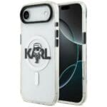 Karl Lagerfeld IML Karl Sketch Logo MagSafe Clear iPhone 17 Air Tok