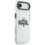 Karl Lagerfeld IML Karl Sketch Logo MagSafe Clear iPhone 17 Air Tok