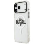 Karl Lagerfeld IML Karl Sketch Logo MagSafe Clear iPhone 17 Pro Max Tok