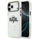 Karl Lagerfeld IML Karl Sketch Logo MagSafe Clear iPhone 17 Pro Max Tok