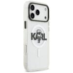Karl Lagerfeld IML Karl Sketch Logo MagSafe Clear iPhone 17 Pro Max Tok