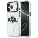Karl Lagerfeld IML Karl Sketch Logo MagSafe Clear iPhone 17 Pro Tok