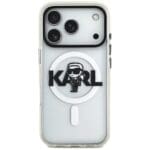 Karl Lagerfeld IML Karl Sketch Logo MagSafe Clear iPhone 17 Pro Tok