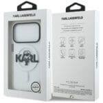 Karl Lagerfeld IML Karl Sketch Logo MagSafe Clear iPhone 17 Pro Tok