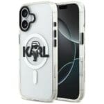 Karl Lagerfeld IML Karl Sketch Logo MagSafe Clear iPhone 17 Tok