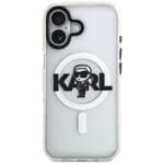Karl Lagerfeld IML Karl Sketch Logo MagSafe Clear iPhone 17 Tok