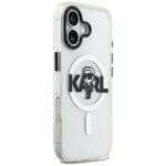 Karl Lagerfeld IML Karl Sketch Logo MagSafe Clear iPhone 17 Tok