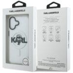 Karl Lagerfeld IML Karl Sketch Logo MagSafe Clear iPhone 17 Tok
