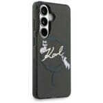 Karl Lagerfeld IML KC Script MagSafe Plus Black Samsung Galaxy S26 Tok