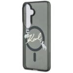 Karl Lagerfeld IML KC Script MagSafe Plus Black Samsung Galaxy S26 Tok