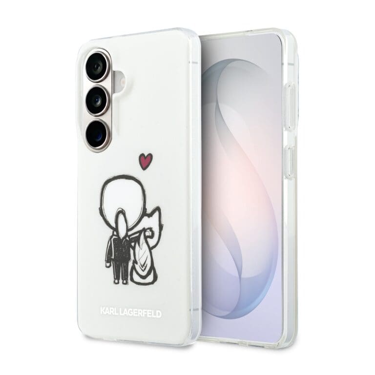 Karl Lagerfeld IML K&CH Back Logo Magnetic Transparent Samsung Galaxy S26 Tok