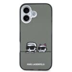 Karl Lagerfeld IML K&CH Heads Logo MagSafe Black iPhone 17 Tok