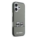 Karl Lagerfeld IML K&CH Heads Logo MagSafe Black iPhone 17 Tok