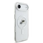 Karl Lagerfeld IML K&CH Heads Metal Frame MagSafe Transparent iPhone 17 Air Tok