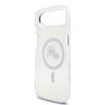 Karl Lagerfeld IML K&CH Heads Metal Frame MagSafe Transparent iPhone 17 Air Tok