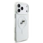 Karl Lagerfeld IML K&CH Heads Metal Frame MagSafe Transparent iPhone 17 Pro Max Tok