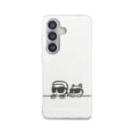 Karl Lagerfeld IML K&CH Peekaboo Logo Magnetic White Samsung Galaxy S26 Tok