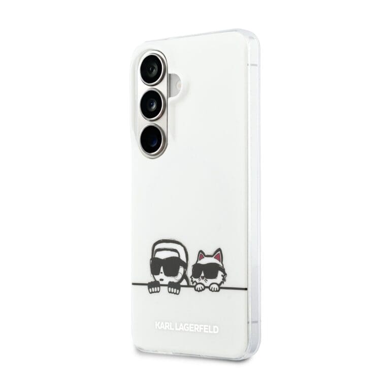 Karl Lagerfeld IML K&CH Peekaboo Logo Magnetic White Samsung Galaxy S26 Tok