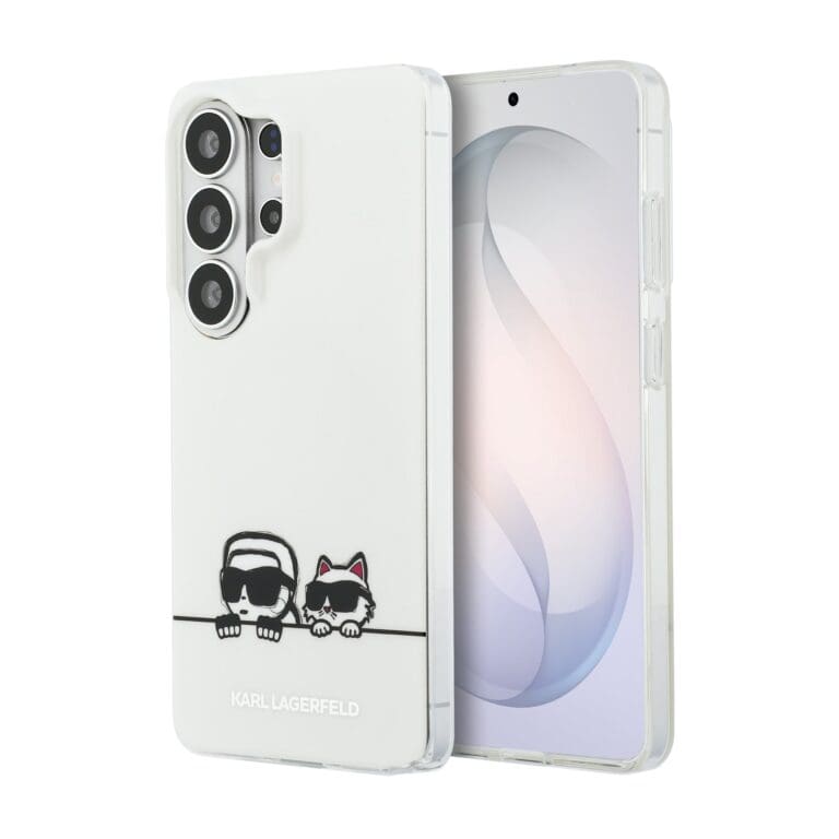 Karl Lagerfeld IML K&CH Peekaboo Logo Magnetic White Samsung Galaxy S26 Ultra Tok