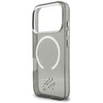 Karl Lagerfeld IML KL Script Logo MagSafe Black iPhone 17 Pro Max Tok