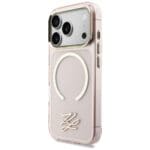 Karl Lagerfeld IML KL Script Logo MagSafe Pink iPhone 17 Pro Max Tok